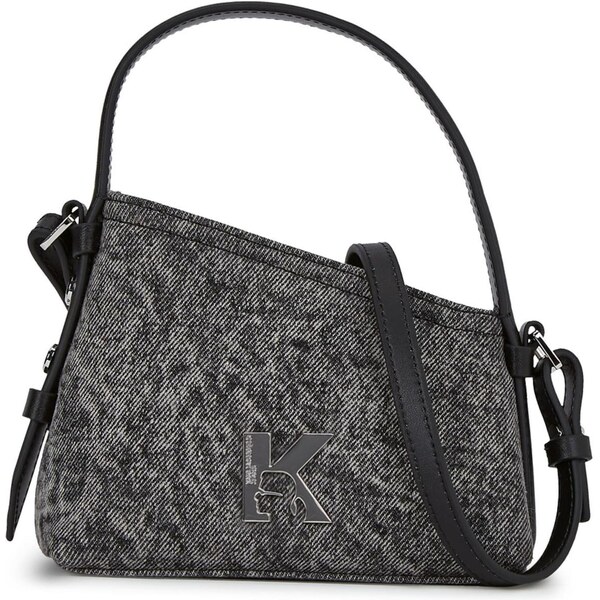 KARL LAGERFELD JEANS Taška cez rameno sivá / čierna 66240461