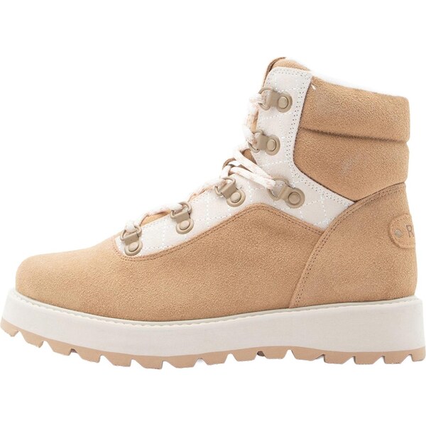 ROXY Šnurovacie členkové čižmy BRADIE hnedá / biela 66240476