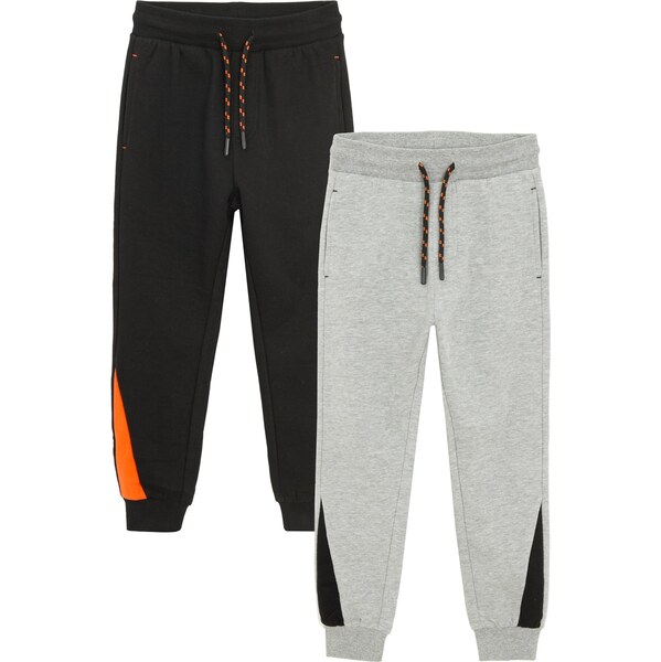 Cool Club Nohavice sivá / neónovo oranžová / čierna 66240532
