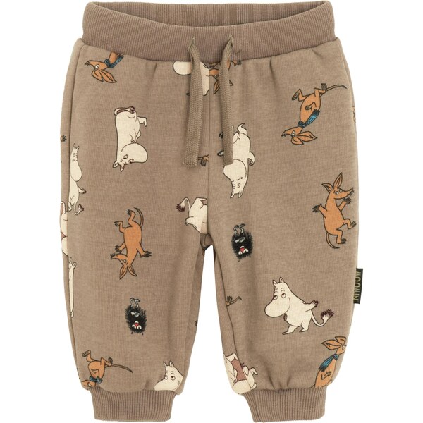 Cool Club Nohavice hnedá / oranžová / čierna / biela ako vlna 66240546