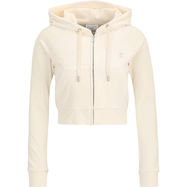 Juicy Couture Petite Tepláková bunda Madison biela ako vlna 66240598