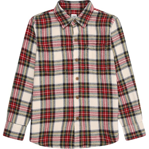 GAP Košeľa béžová / žltá / zelená / červená 66240641