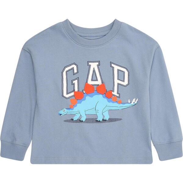 GAP Tričko DINO modrosivá / nebesky modrá / červená / biela 66240647