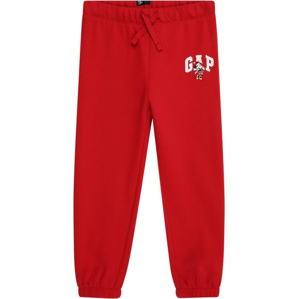 GAP Nohavice limetková / červená / čierna / biela 66240653