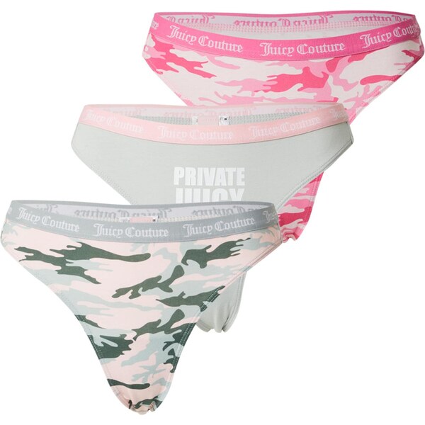 Juicy Couture Tangá mätová / tmavozelená / ružová / svetloružová / 66240695