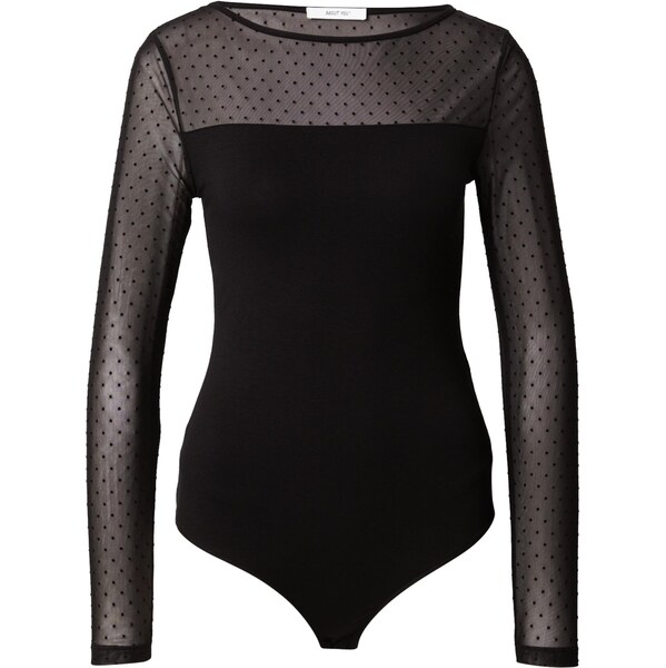 ABOUT YOU Košeľové body Heidi čierna 66240762