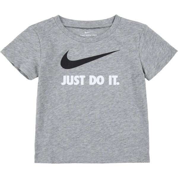 Nike Sportswear Tričko SWOOSH sivá melírovaná / čierna / biela 66240744