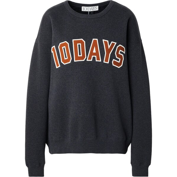 10Days Mikina hrdzavohnedá / tmavosivá / biela 66240797