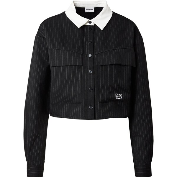 Noisy may Blúzka NMDALLAS čierna / biela 66240862