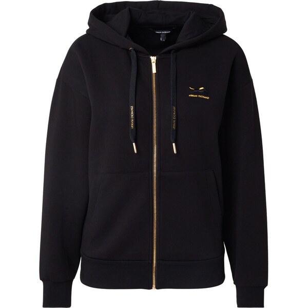 ARMANI EXCHANGE Tepláková bunda medová / čierna 66240927
