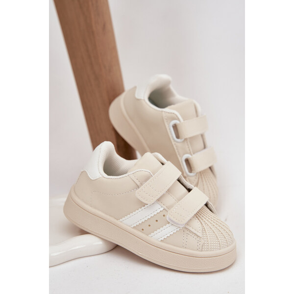 Boto Detské Športové Topánky Sneakers Z Eko Kože Béžové Renel 66238402