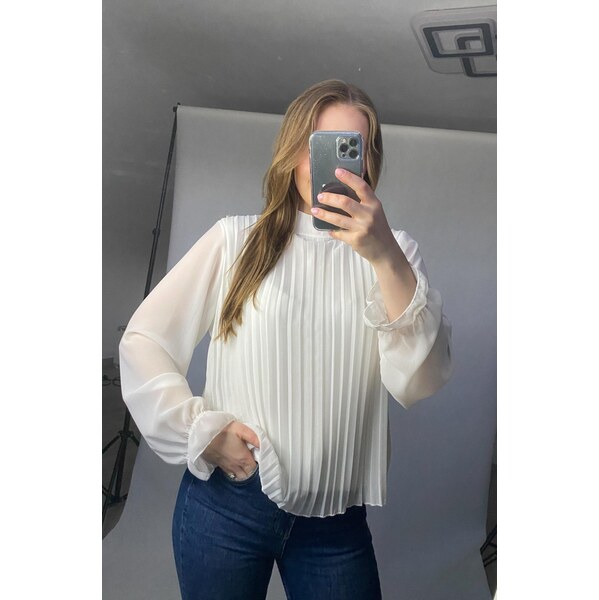 modnenakupy.sk Dámska plisovaná blúzka ELISA 66238791