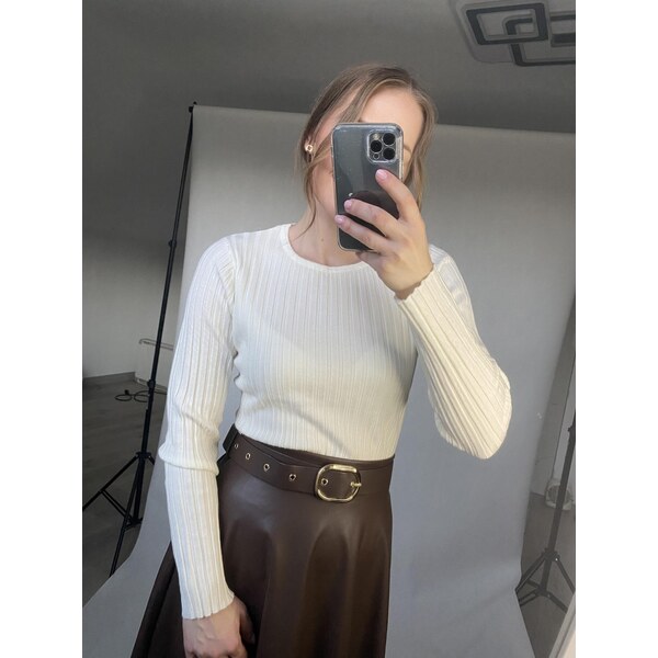 modnenakupy.sk Dámsky rebrovaný sveter SYDNEY 66238793