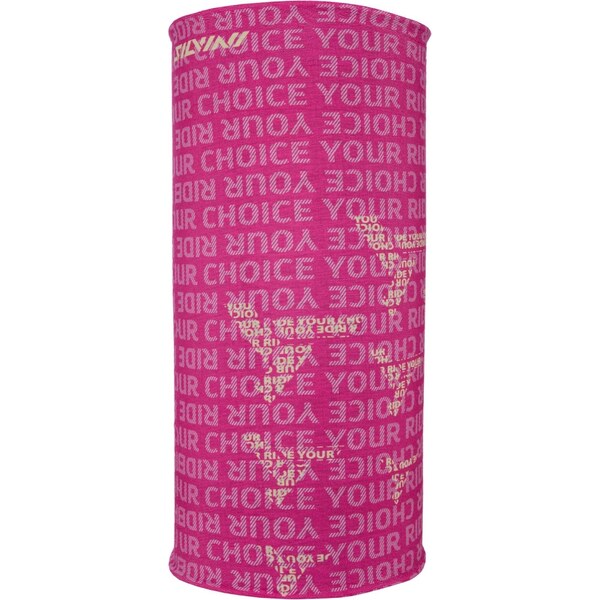 Unisex multifunkčný nákrčník Silvini Motivo ružová/čierna 66242007