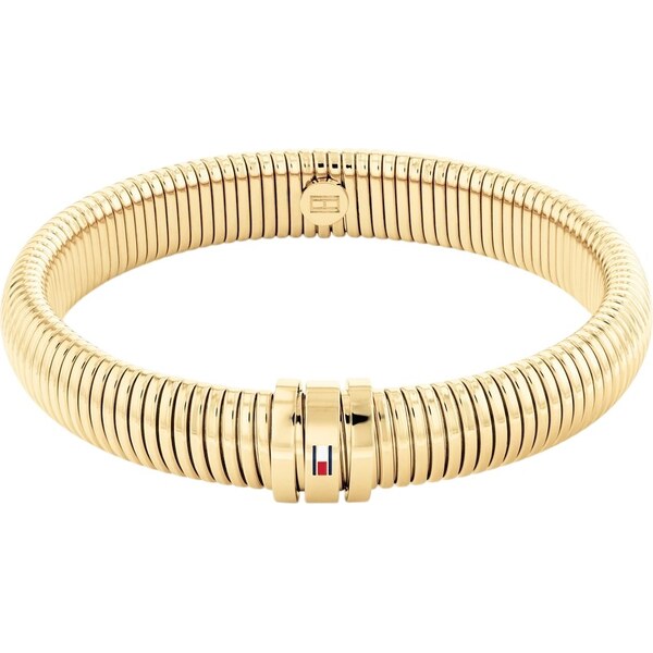 Tommy Hilfiger Hravý pozlátený náramok pre ženy Stretch Bracelets 66581321