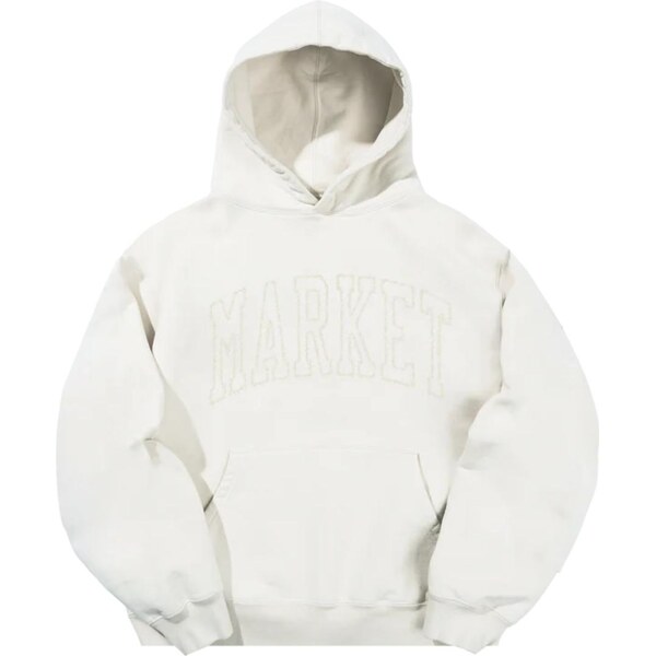 Market Vintage Arc Hoodie Unbleached Cotton - Pánske - Mikina MARKET - 66362037