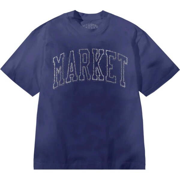 Market Vintage Arc T-Shirt Skipper Blue - Pánske - Tričko MARKET - 66362030