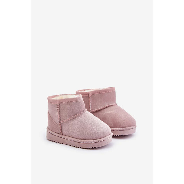 Kesi Detské zateplené členkové snežnice Pink Gooby 62317174