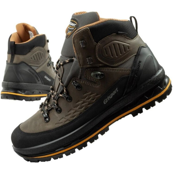 Grisport Grigio pánske trekové topánky kožené nepremokavé členkové 66655806