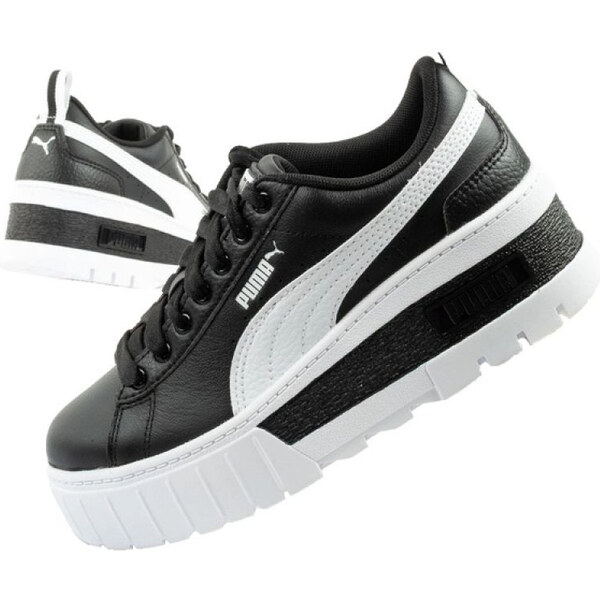 Puma Mayze Dámske športové tenisky na platforme Black White 66656263