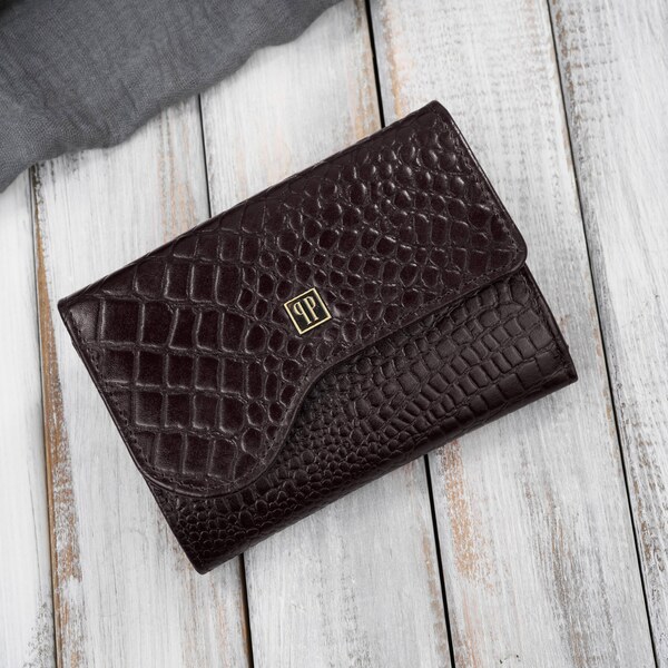 Paolo Peruzzi Dámska kožená peňaženka malá s ochranou RFID | hnedá T 66246155