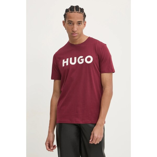 Bavlnené tričko HUGO Dulivio 67218608