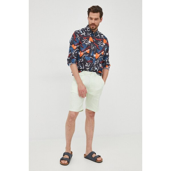 Ľanové šortky Drykorn 64298476