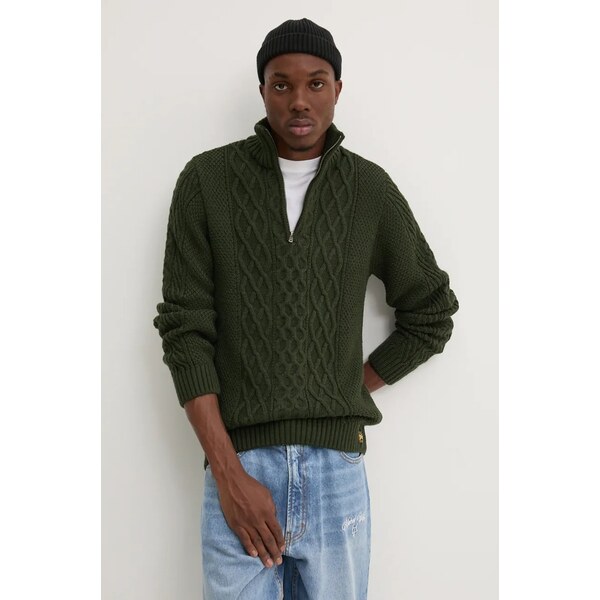 Sveter s prímesou vlny Superdry 64311472