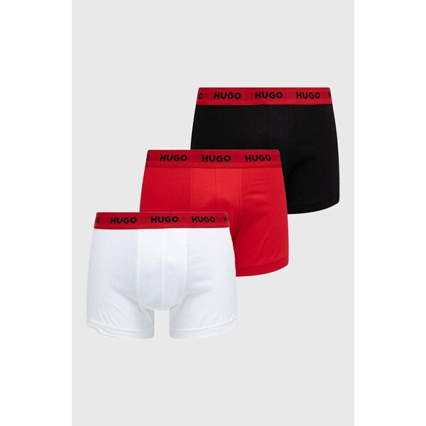 Boxerky HUGO 3-pak TRUNK TRIPLET PACK 64175573
