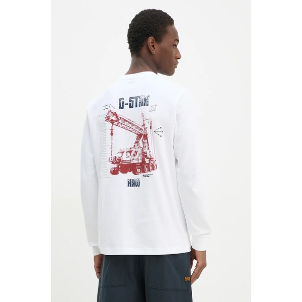 Bavlnené tričko s dlhým rukávom G-Star 61827650