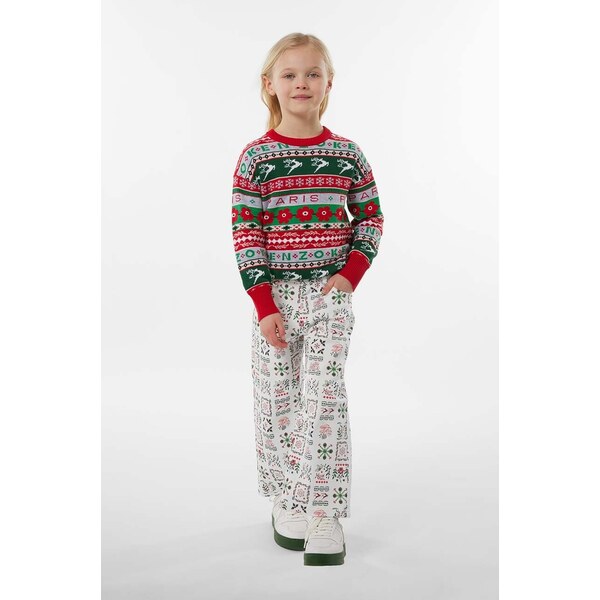 Detský sveter s prímesou vlny Kenzo Kids 48507908