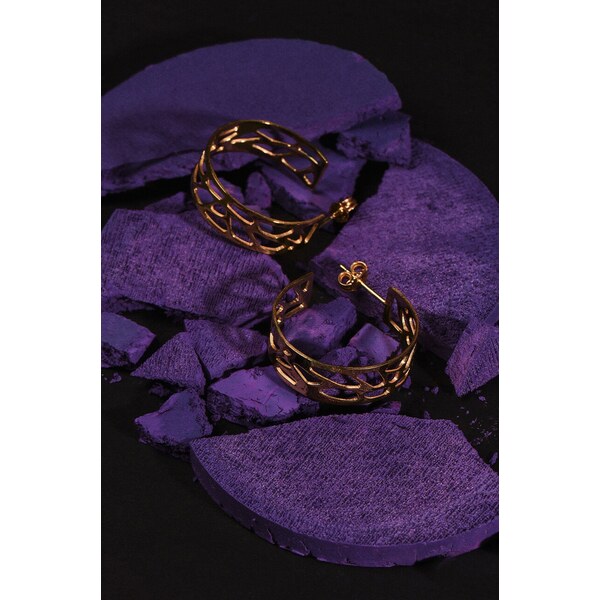 Strieborné pozlátené náušnice Medicine 54654537