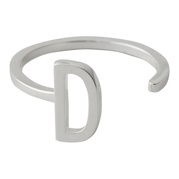 Strieborný prsteň Design Letters 60861153