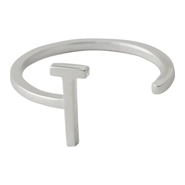 Strieborný prsteň Design Letters 60861087