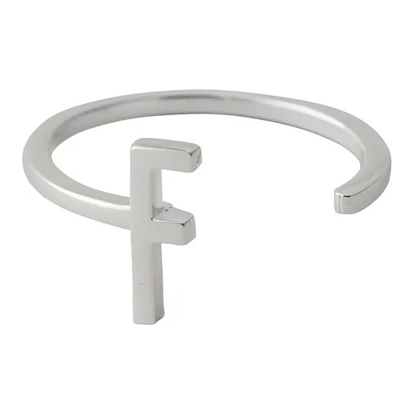 Strieborný prsteň Design Letters 60861079