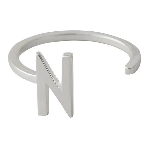 Strieborný prsteň Design Letters 60861094