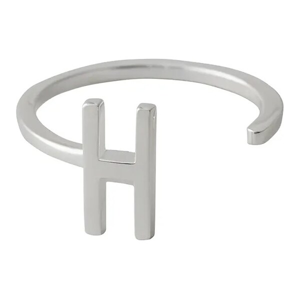 Strieborný prsteň Design Letters 60861078