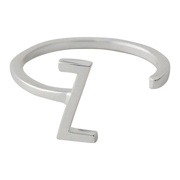 Strieborný prsteň Design Letters 60860978