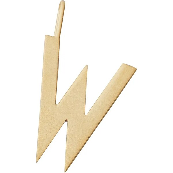 Strieborný pozlátený prívesok Design Letters 60861486