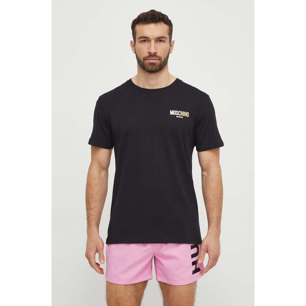 Bavlnené plážové tričko Moschino Underwear 67195270
