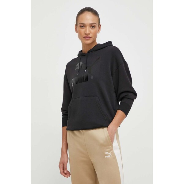 Mikina Puma CLASSICS Shiny Logo Hoodie 58341854