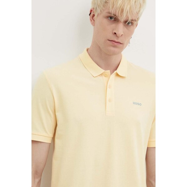 Bavlnené polo tričko HUGO Donos222 66530503