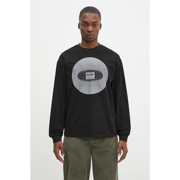 Bavlnené tričko s dlhým rukávom Napapijri S-Jaman Ls 61611540