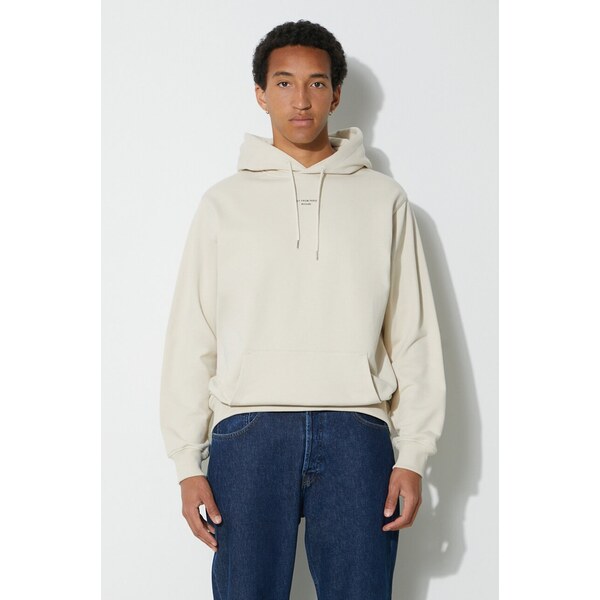 Bavlnená mikina Drôle de Monsieur Le Hoodie Slogan a Poche Classique 54091247