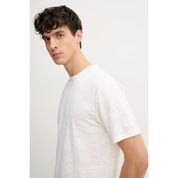 Ľanové tričko MC2 Saint Barth 62851013