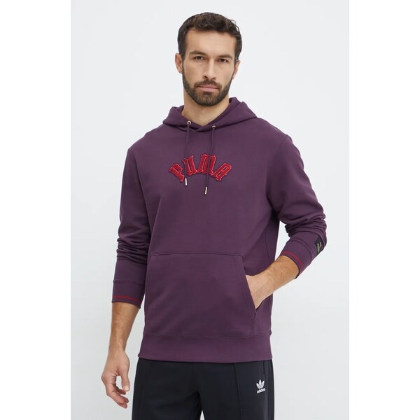Bavlnená mikina Puma Classics Play Paris Hoodie 58358058