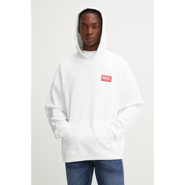 Bavlnená mikina Diesel S-BOXT-HOOD-LAB 64310767