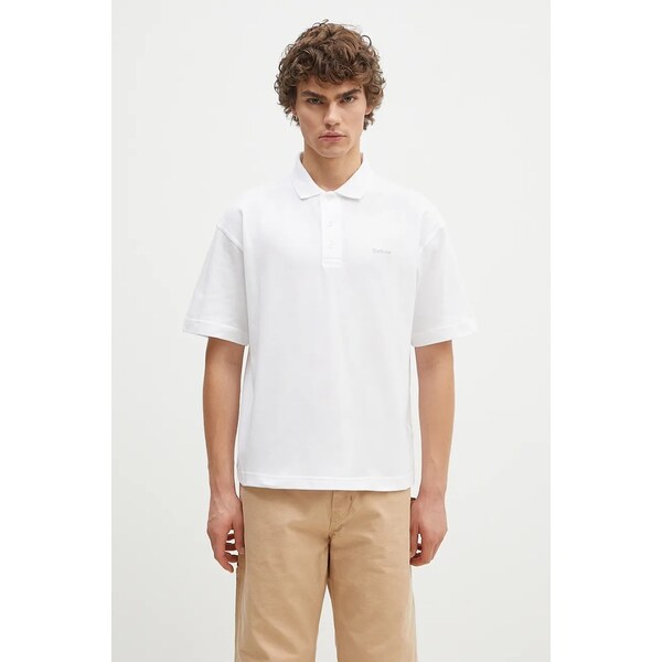 Bavlnené polo tričko Barbour Dunand OS Polo Shirt 64183487