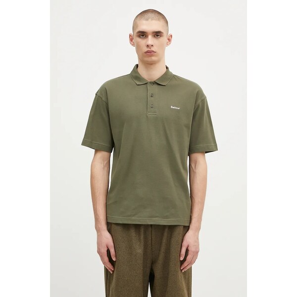 Bavlnené polo tričko Barbour Dunand OS Polo Shirt 64183488