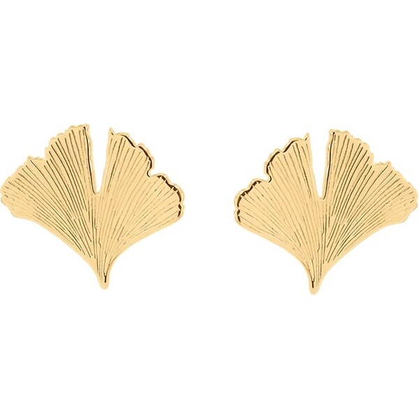 Pozlátené náušnice Lilou Ginko 59845001